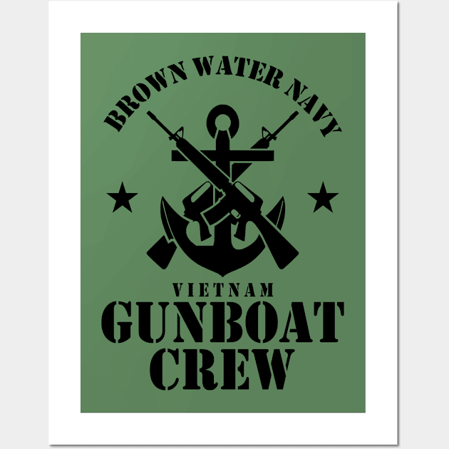 Brown Water Navy - Gunboat Crew (subdued) Wall Art by TCP